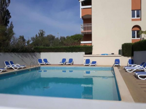 Appartement 2 pièces avec piscine et parking, à 300m de la plage, animaux acceptés - Agde RICHELIEU - FR-1-702-32
